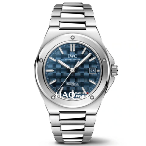 IWC INGENIEUR Argenté Bleu Automatique